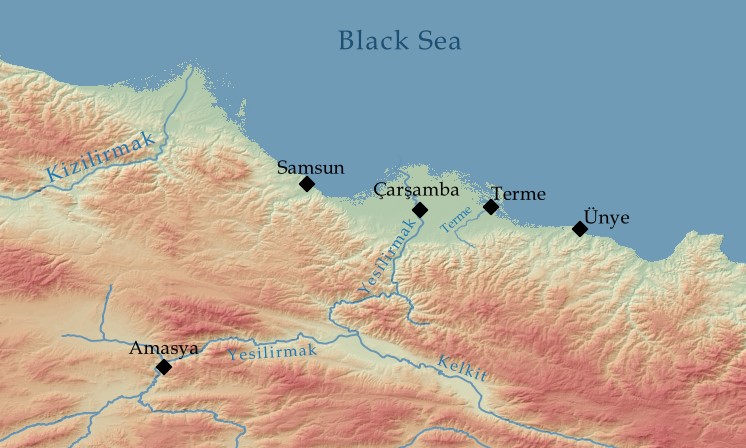 Map 2: Northern Anatolia today.